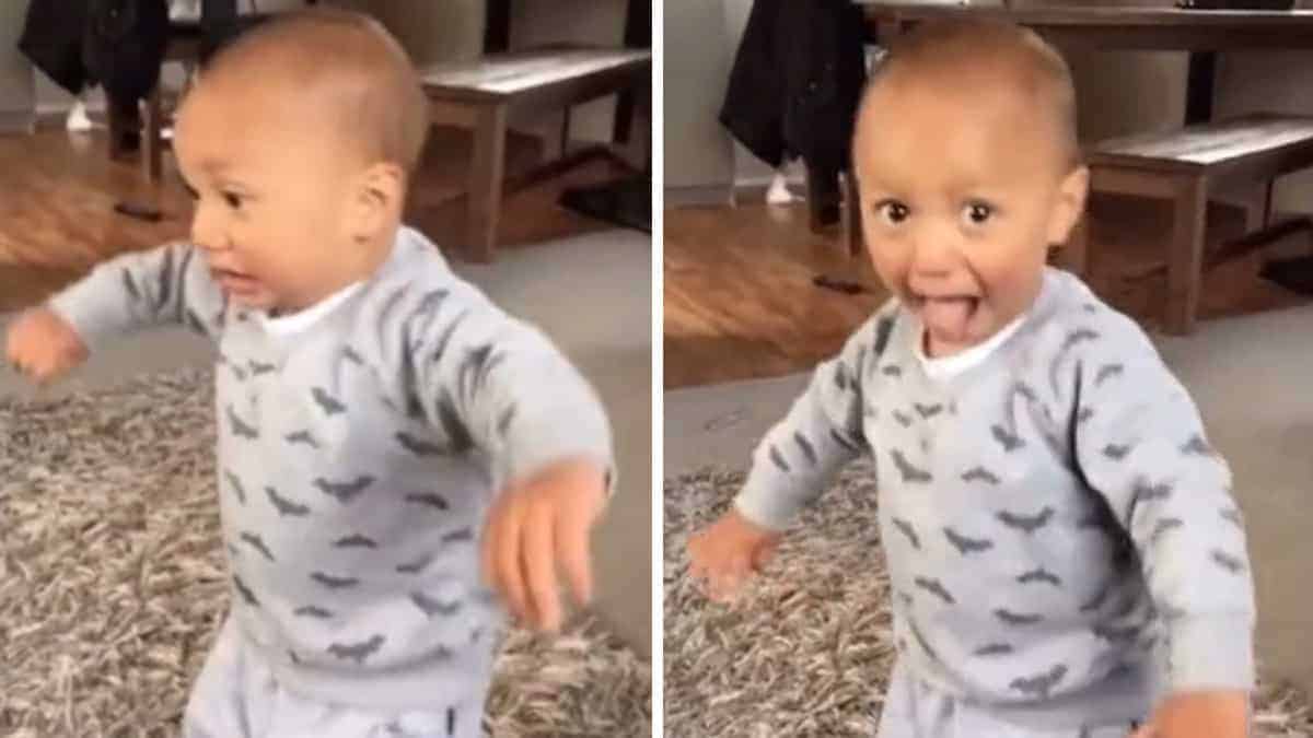 Un bambino sorprende la rete ballando l'haka.