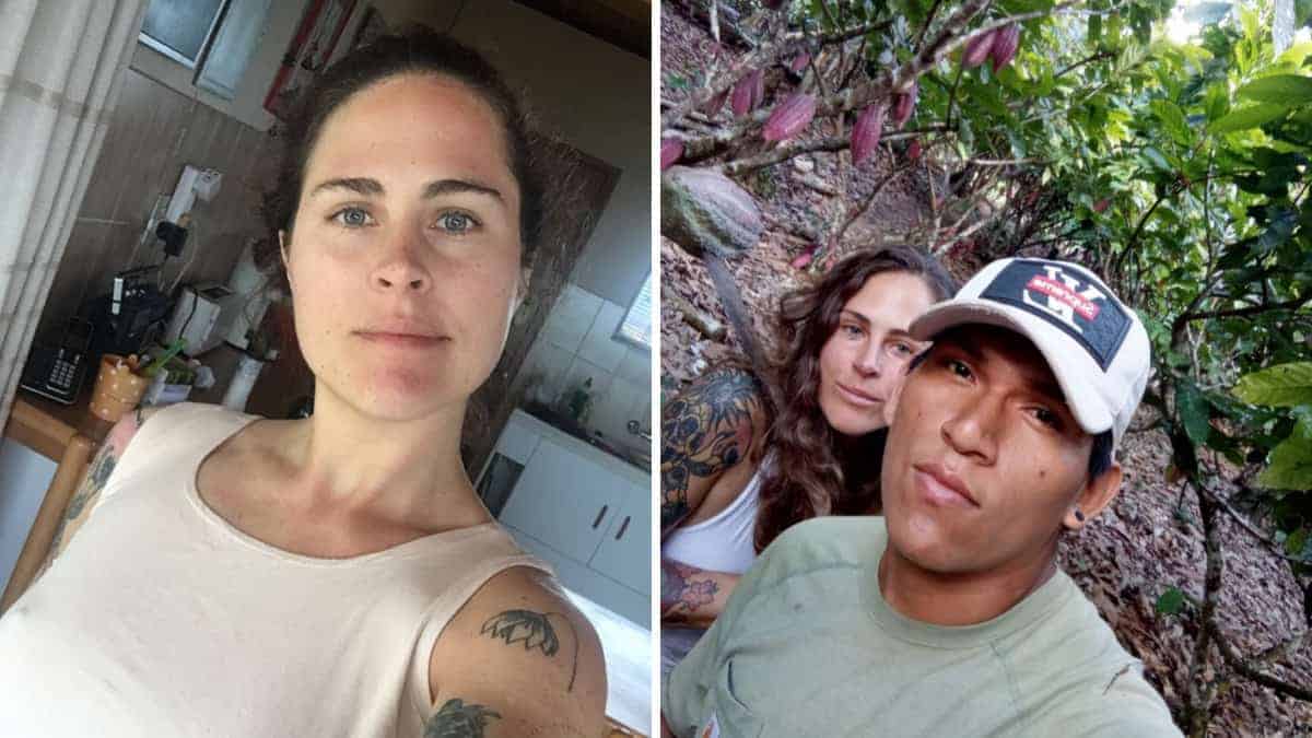 Giovane turista britannica, durante un viaggio in Perù, si innamora di un contadino e ora vive con lui nella giugla.