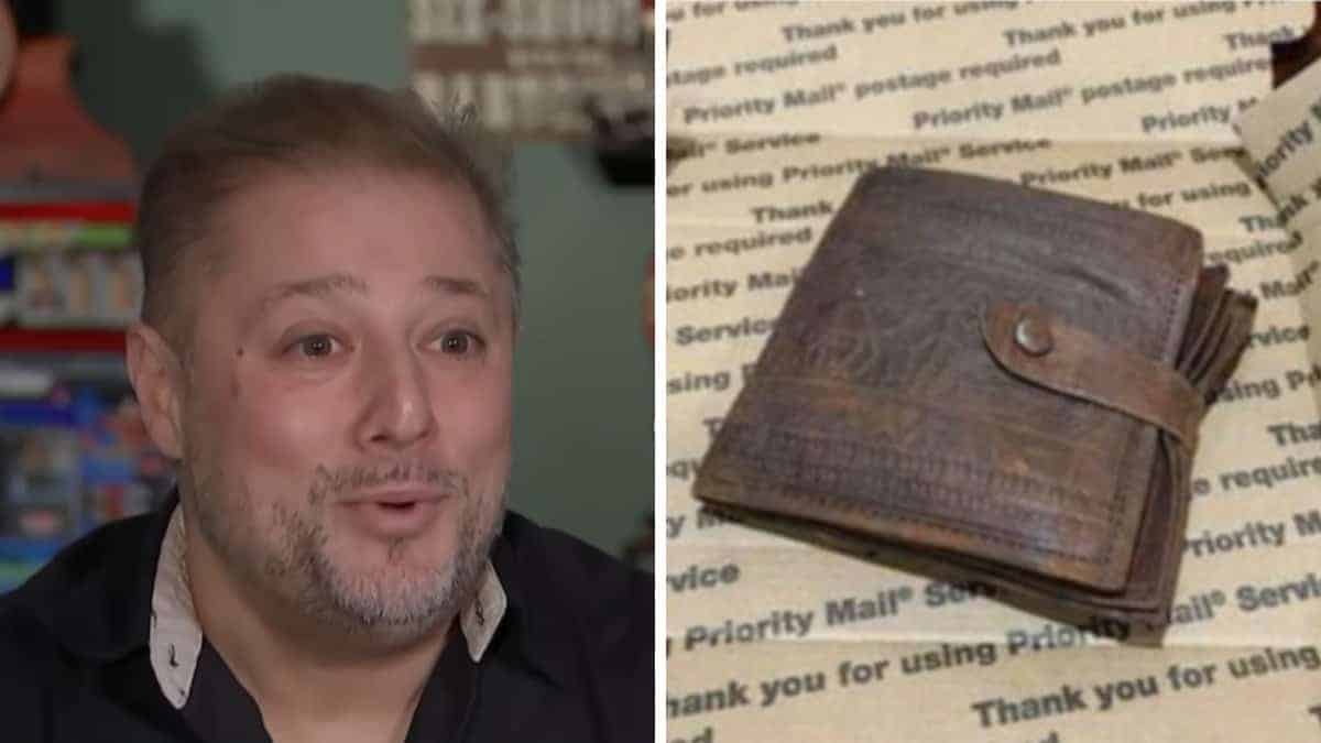 sconosciuto trova portafoglio perso 50 anni fa e lo restituisce al proprietario