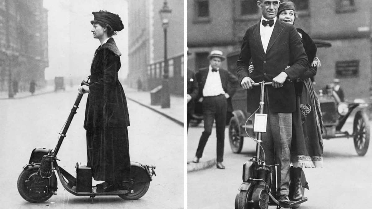 I precursori del monopattino elettrico gli Autoped